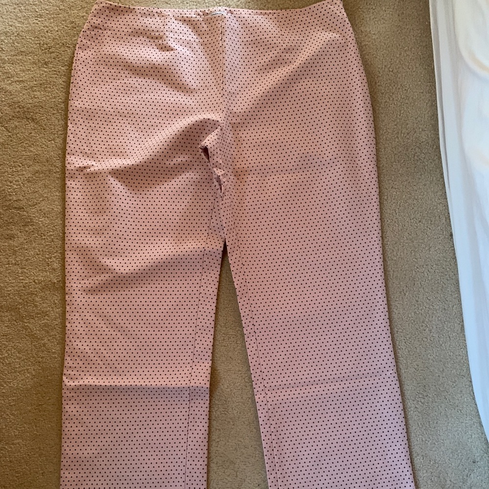 SOLD Moschino pink polka dot pants Sz 14/it48